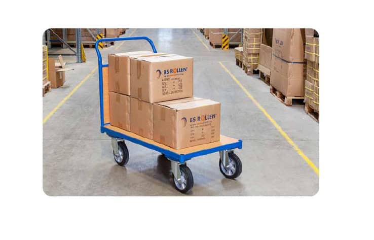 Transporthjul vogn