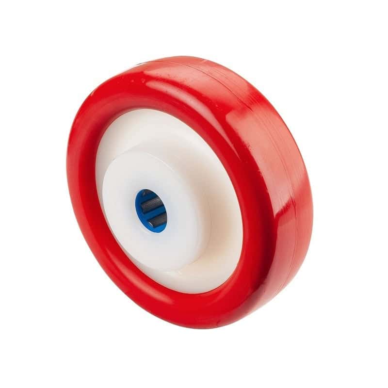 B28.151 polyuretan hjul med rustfri leje 150 mm