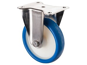 Rustfri 160 mm fast polyuretan bane