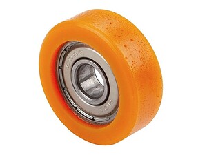 Styrerulle 30 mm. med polyuretan bane