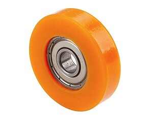 Styrerulle 38 mm med polyuretan bane