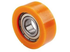 Styrerulle 45 mm med polyuretan