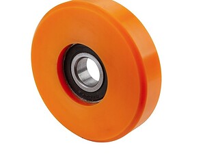 Guidehjul 100 mm med polyuretan bane
